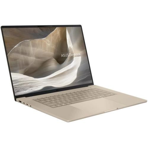 Ноутбук ASUS Zenbook A16 (UX3607OA-SQ013W) 16" / 2880 x 1800px / OLED / 120Hz / Snapdragon X2E-94-100 / RAM 48 ГБ / SSD 1 ТБ / Windows 11 Home / Бежевий