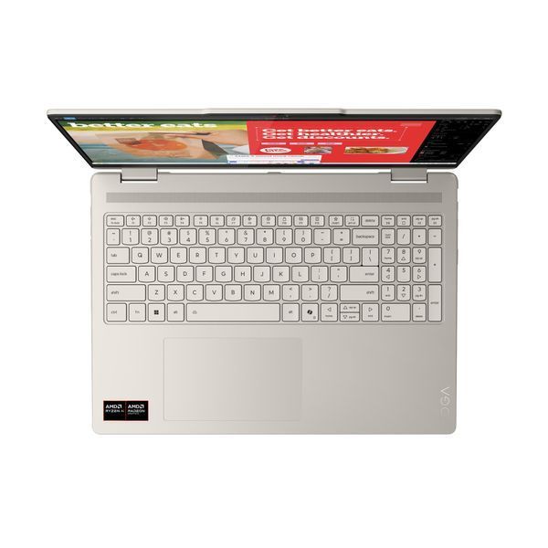Ноутбук Lenovo Yoga 7 16AKP10 (83JU000SPB) 16"/AMD Ryzen AI 7 350/16ГБ/512ГБ/Windows 11 Home/120Гц/Сірий