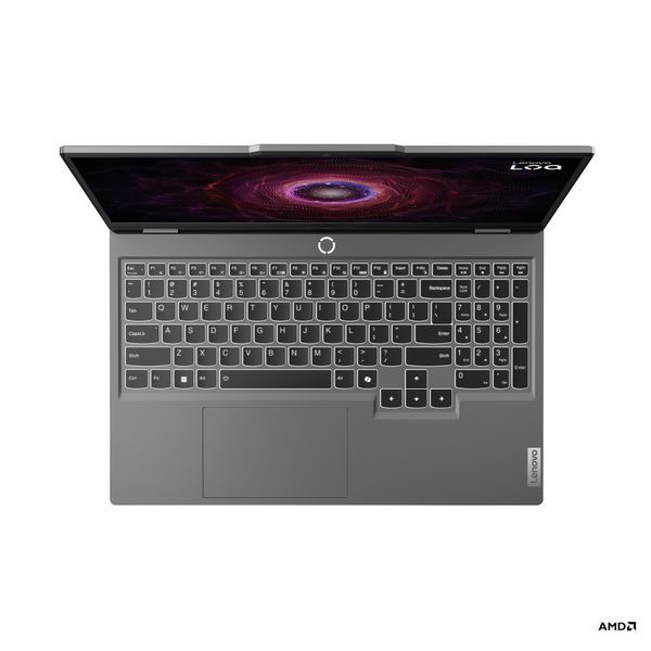 Ноутбук Lenovo LOQ 15AHP9 (83DX00EVPB), AMD Ryzen 7 7445HS / 15.6" / 144 Гц / RAM 16 ГБ DDR5 / SSD 512 ГБ / RTX 4050 / Без ОС / Сірий