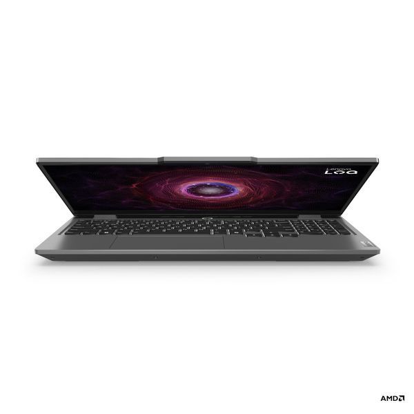 Ноутбук Lenovo LOQ 15AHP9 (83DX00EVPB), AMD Ryzen 7 7445HS / 15.6" / 144 Гц / RAM 16 ГБ DDR5 / SSD 512 ГБ / RTX 4050 / Без ОС / Сірий