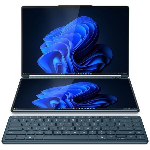 Ноутбук Lenovo Yoga Book 9 14IAH10 (83KJ0043RM), Intel Core Ultra 7 255H / 14&Prime; Touch / RAM 32 ГБ / SSD 1 ТБ / Intel Arc 140T / Windows 11 Pro / Teal