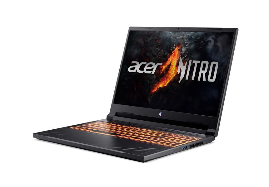 Ноутбук Acer Nitro V 16 (NH.QRVEP.00Q-16GB), AMD Ryzen 5 8645HS / 16" / 165 Гц / RAM 16 ГБ DDR5 / SSD 512 ГБ / RTX 4050 / Windows 11 Home / Чорний
