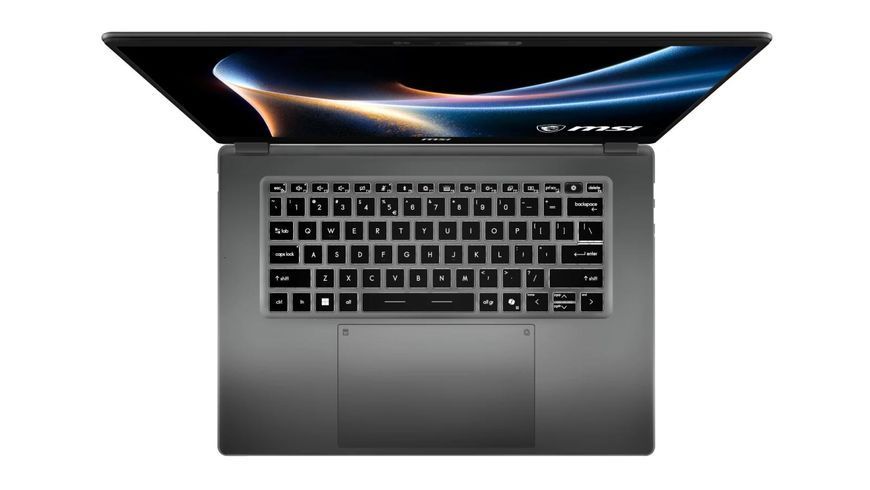 Ноутбук MSI Prestige 16 AI+ (C3MG-248PL), Intel Core Ultra X7 358H / 16" / OLED / 120 Гц / RAM 32 ГБ LPDDR5X / SSD 1 ТБ / Intel Arc B390 / Windows 11 Pro / Сірий
