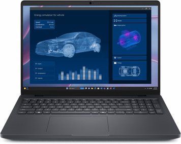 Ноутбук Dell Pro Max 16 MC16255 (BTO608_MC16255_EMEA), AMD Ryzen AI 7 PRO 350 / 16" / RAM 32 ГБ LPDDR5 / SSD 1 ТБ / AMD Radeon 860M + RTX PRO 1000 / Windows 11 Pro / Чорний