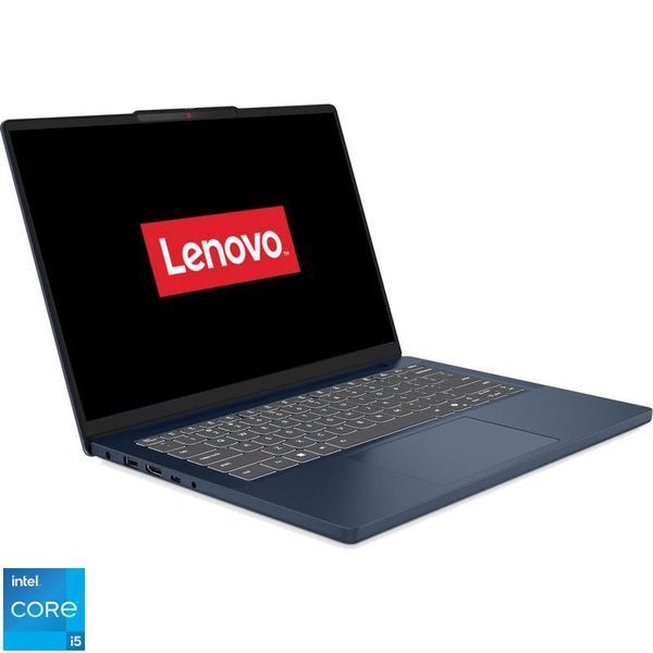 Ноутбук Lenovo IdeaPad Slim 3 14IRH10 (83K000FCRM), Intel Core i5-13420H / 14&Prime; / OLED / RAM 16 ГБ DDR5 / SSD 1 ТБ / Intel UHD / Без ОС / Синій