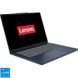 Ноутбук Lenovo IdeaPad Slim 3 14IRH10 (83K000FCRM), Intel Core i5-13420H / 14&Prime; / OLED / RAM 16 ГБ DDR5 / SSD 1 ТБ / Intel UHD / Без ОС / Синій