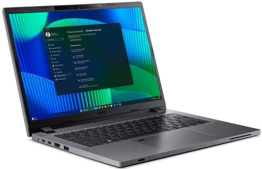 Ноутбук Acer TravelMate P2 TMP214-55-G2-TCO (NX.B7SEP.004), i5-1334U / 14&Prime; / RAM 16 ГБ / SSD 512 ГБ / Windows 11 Professional / сталевий сірий