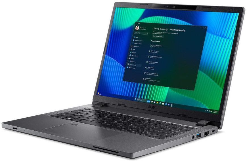 Ноутбук Acer TravelMate P2 TMP214-55-G2-TCO (NX.B7SEP.004), i5-1334U / 14&Prime; / RAM 16 ГБ / SSD 512 ГБ / Windows 11 Professional / сталевий сірий