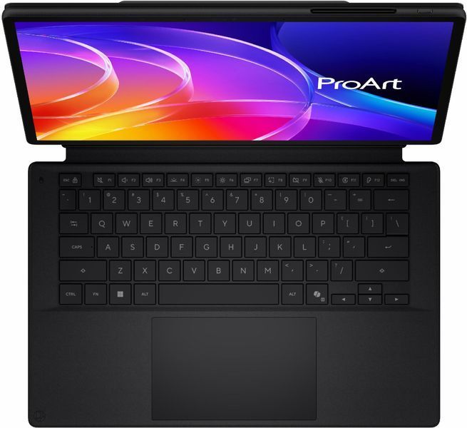 Ноутбук ASUS ProArt PZ14 (HT7407NA-SN060W), Qualcomm Snapdragon X2 Elite X2E-88-100 / 14" / OLED / 144 Гц / Touch / RAM 16 ГБ LPDDR5X / SSD 512 ГБ / Qualcomm Adreno / Windows 11 Home / Чорний
