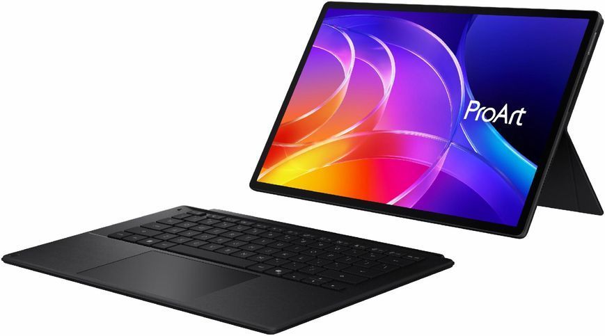 Ноутбук ASUS ProArt PZ14 (HT7407NA-SN060W), Qualcomm Snapdragon X2 Elite X2E-88-100 / 14" / OLED / 144 Гц / Touch / RAM 16 ГБ LPDDR5X / SSD 512 ГБ / Qualcomm Adreno / Windows 11 Home / Чорний