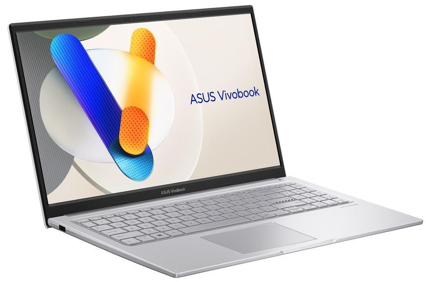 Ноутбук ASUS Vivobook 15 (X1504VA-BQ4282W), 15.6" / IPS / Intel Core 3 100U / RAM 16GB / SDD 512GB / Windows 11 Home / Сріблястий