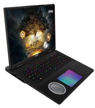 Ноутбук MSI Titan 18 HX Dragon Edition Norse Myth A2XWJG-260PL-G2A, (TITAN_18_HX_DENM_A2XWJG-260PL-G2A) Ultra 9-285HX / 18&Prime; / RAM 96 ГБ / SSD 3 x 2 ТБ / GeForce RTX 5090 / Windows 11 Professional / Чорний