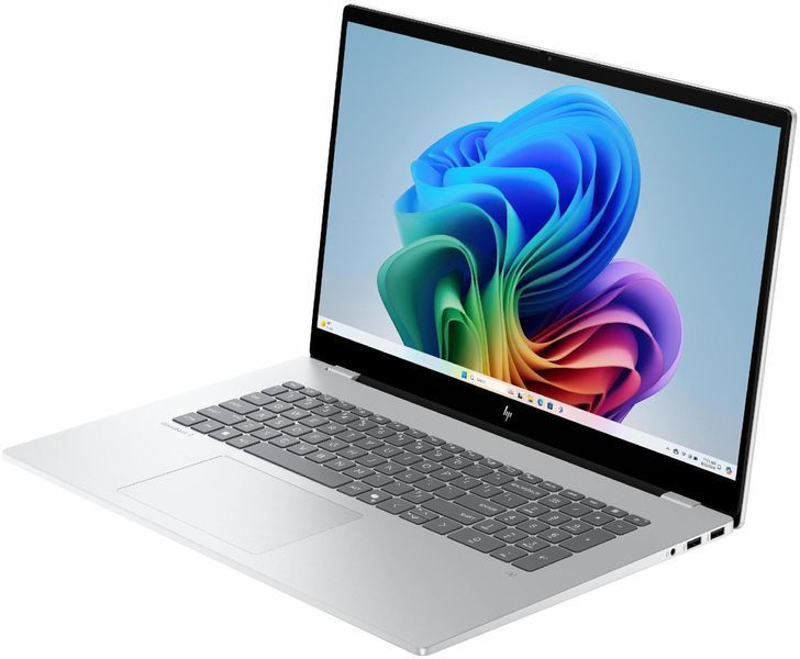 Ноутбук HP Omnibook 7 17 (D8ZA3EA), Intel Core Ultra 5 226V / 17.3" / Touch / RAM 16 ГБ LPDDR5X / SSD 512 ГБ / Intel Arc Graphics 130V / Windows 11 Home / Сріблястий