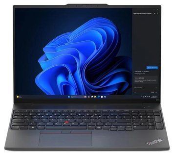 Ноутбук Lenovo ThinkPad E16 Gen 2 (21M5001EUS), AMD Ryzen 7 7735U / 16" / Touch / RAM 16 ГБ DDR5 / SSD 1 ТБ / AMD Radeon 680M / Windows 11 Pro / Чорний