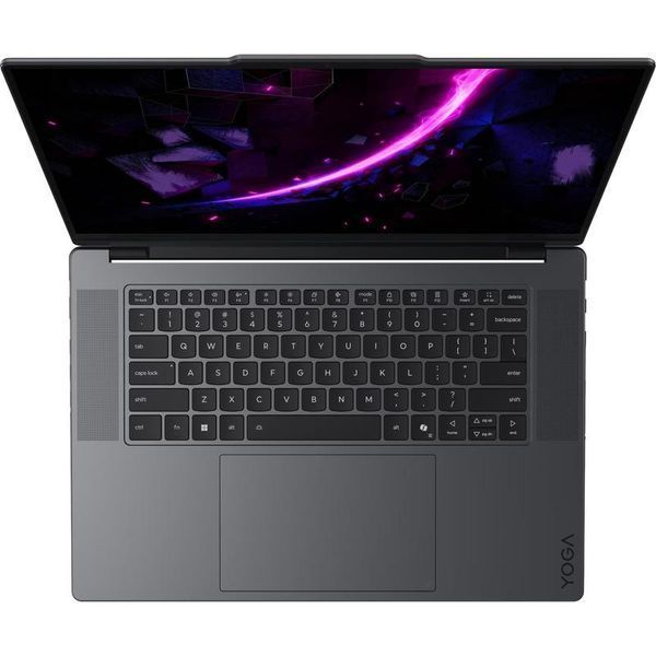 Ноутбук Lenovo Yoga Pro 9i Aura Edition (83SF0034NT), Intel Core Ultra 9 386H / 16'' / Touch / OLED / 120 Гц / RAM 64 ГБ LPDDR5x / SSD 1 ТБ / RTX 5070 / Windows 11 Pro / Сірий