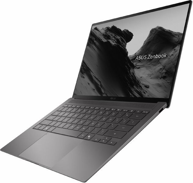 Ноутбук ASUS Zenbook S 14 (UX5406AA-SW302X), Intel Core Ultra 9 386H / 14" / OLED / 120 Гц / RAM 32 ГБ LPDDR5X / SSD 1 ТБ / Intel Graphics / Windows 11 Pro / Сірий