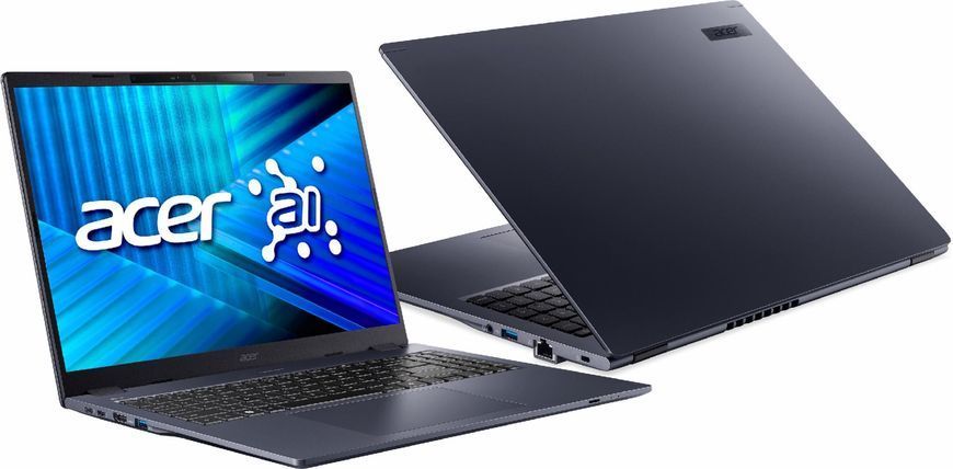 Ноутбук Acer TravelMate P4 16 TMP416-74-TCO (NX.BG6EP.001), Ultra 5-225H / 16&Prime; / RAM 16 ГБ / SSD 512 ГБ / Windows 11 Professional / Slate Blue