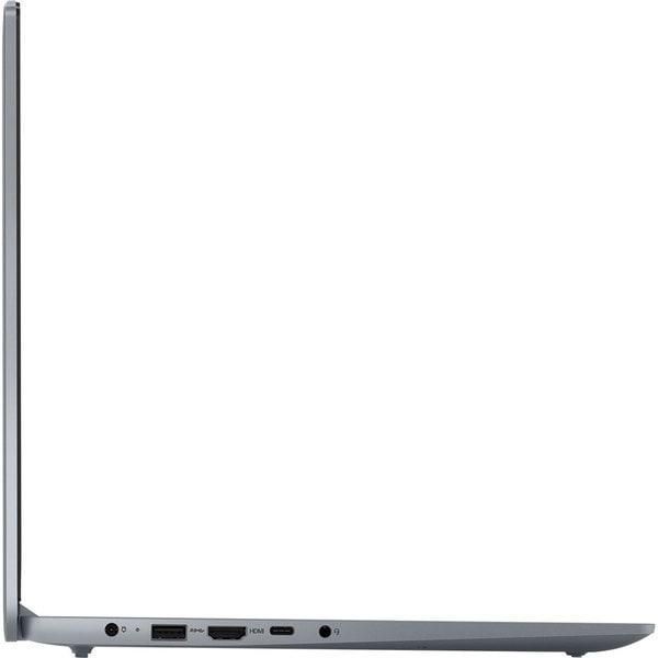 Ноутбук Lenovo IdeaPad Slim 3 15AMN8 (82XQ01CMRM), AMD Ryzen 3 30 / 15.6&Prime; / RAM 8 ГБ LPDDR5 / SSD 512 ГБ / AMD Radeon 610M Graphics / Без ОС / Сірий