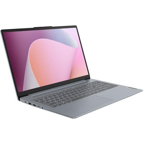 Ноутбук Lenovo IdeaPad Slim 3 15AMN8 (82XQ01CMRM), AMD Ryzen 3 30 / 15.6&Prime; / RAM 8 ГБ LPDDR5 / SSD 512 ГБ / AMD Radeon 610M Graphics / Без ОС / Сірий