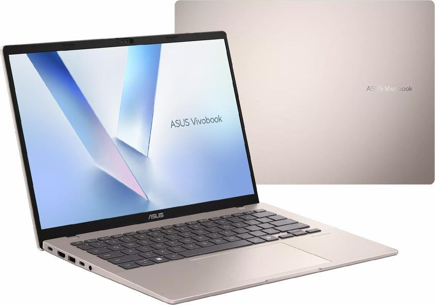 Ноутбук ASUS Vivobook 14 M1407KA (ASM1407KA-LY186W), AMD Ryzen AI 5 330 / 14" / RAM 16 ГБ DDR5 / SSD 1 ТБ / AMD Radeon 820M / Windows 11 Home / Золотистий
