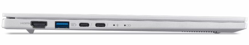 Ноутбук ACER Aspire A14-I71M (NX.JYHEP.00F), Intel Core Ultra 5 325 / 14" / RAM 16 ГБ LPDDR5X / SSD 512 ГБ / Intel Graphics / Windows 11 Home / Сірий