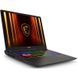 Ноутбук MSI Vector 16 HX AI A2XWIG-405PL-G2A, (VECTOR_16_HX_AI_A2XWIG-405PL-G2A) 16&Prime; / 2560 x 1600px / IPS / 240Hz / U9-275HX / RAM 16 ГБ / SSD 1 ТБ / GeForce RTX 5080 / Windows 11 Home / Сірий