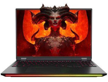 Ноутбук Dreammachines RT5070Ti (dm2058199), AMD Ryzen 9 9955HX / 16" / 300 Гц / RAM 16 ГБ DDR5 / SSD 1 ТБ / RTX 5070 Ti + AMD Radeon 610M / Без ОС / Чорний