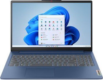 Ноутбук Lenovo IdeaPad Slim 3 15IRU8 (198158679756), Intel Core i3-1315U / 15.6&Prime; / RAM 8 ГБ / SSD 512 ГБ / Windows 11 / Abyss Blue