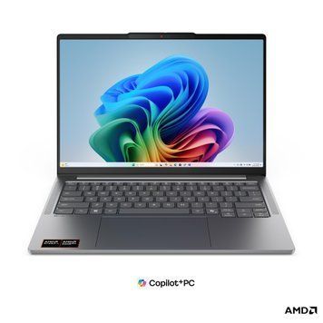 Ноутбук Lenovo IdeaPad Pro 5 14AGP11 (83SG0013RM), AMD Ryzen AI 7 450 / 14" / OLED / 120 Гц / RAM 24 ГБ LPDDR5X / SSD 1 ТБ / AMD Radeon 860M / Без ОС / Сірий