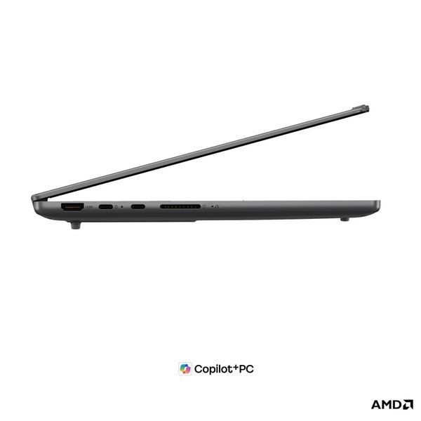 Ноутбук Lenovo IdeaPad Pro 5 14AGP11 (83SG0013RM), AMD Ryzen AI 7 450 / 14" / OLED / 120 Гц / RAM 24 ГБ LPDDR5X / SSD 1 ТБ / AMD Radeon 860M / Без ОС / Сірий