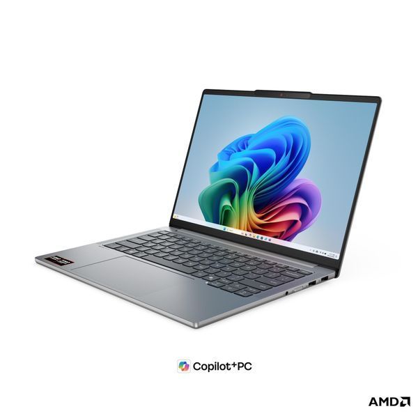 Ноутбук Lenovo IdeaPad Pro 5 14AGP11 (83SG0013RM), AMD Ryzen AI 7 450 / 14" / OLED / 120 Гц / RAM 24 ГБ LPDDR5X / SSD 1 ТБ / AMD Radeon 860M / Без ОС / Сірий