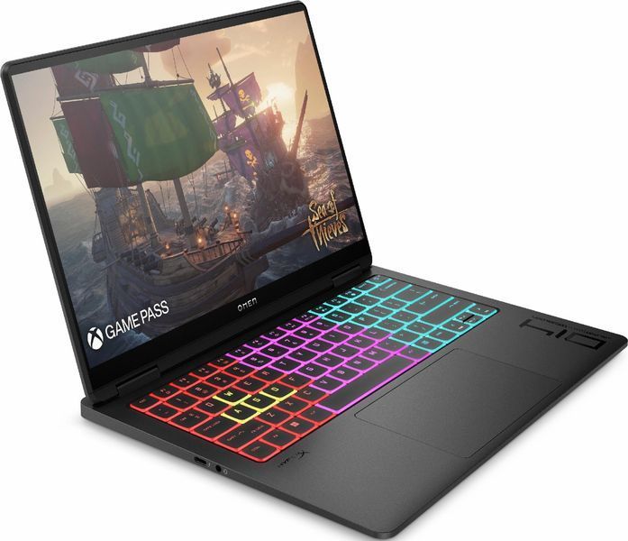 Ноутбук HP Omen Transcend 14-FB1008NW, (CX6B6EA) Ultra 9-285H / 14&Prime; / RAM 64 ГБ / SSD 1 ТБ / GeForce RTX 5070 / Windows 11 Home / Чорний