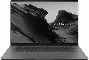 Ноутбук ASUS Zenbook S 16 (UM5606GA-SS512X), AMD Ryzen AI 9 465 / 16" / OLED / 120 Гц / RAM 16 ГБ LPDDR5X / SSD 1 ТБ / AMD Radeon 880M / Windows 11 Pro / Сірий