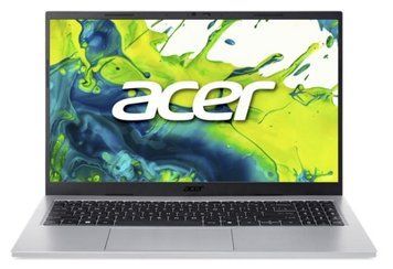 Ноутбук Acer Aspire Go 15 (NX.JTREP.007), Intel Core 5 120U / 15.6" / RAM 16 ГБ DDR5 / SSD 512 ГБ / Intel Graphics / Windows 11 Home / Сріблястий