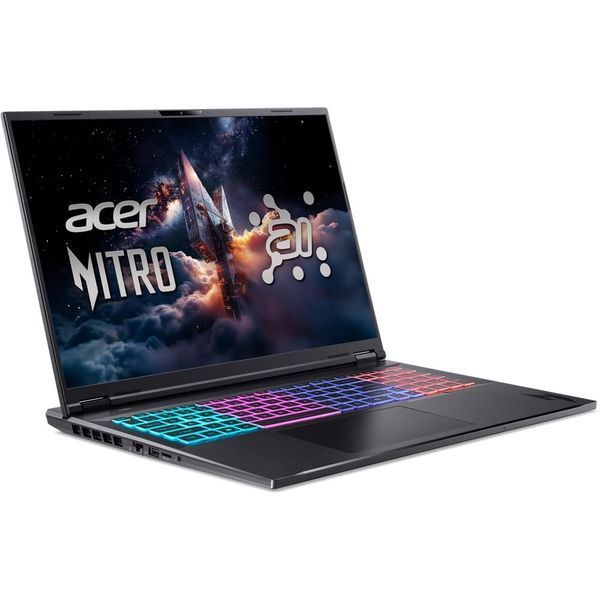 Ноутбук Acer Nitro 18 AI AN18-61-R9EY (NH.QYGEP.001), Ryzen AI 9 365 / 18&Prime; / RAM 32 ГБ / SSD 1 ТБ / GeForce RTX 5060 / Windows 11 Home / Сірий