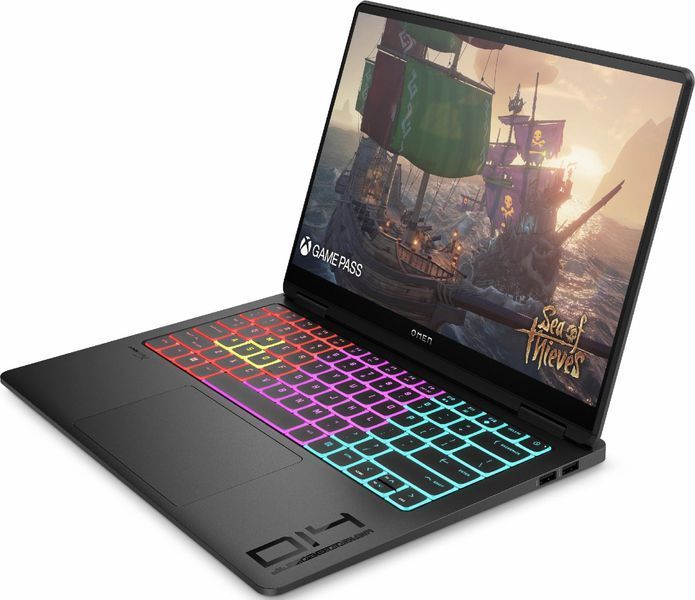 Ноутбук HP Omen Transcend 14-fb1216nw, (C1LR9EA) Ultra 9-285H / 14&Prime; / RAM 32 ГБ / SSD 1 ТБ / GeForce RTX 5070 / Windows 11 Home / Чорний