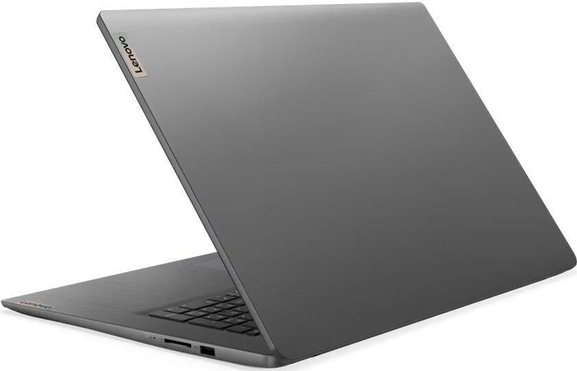 Ноутбук LENOVO IdeaPad 3 17IAU7 (82RL00E6PB), 17.3" / IPS / Intel Core i3-1215U / RAM 8 ГБ / SSD 512 ГБ / Windows 11 Home / Сірий