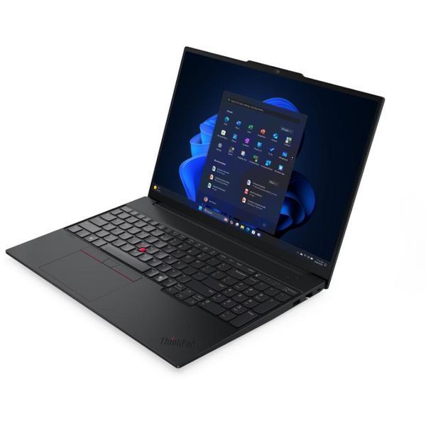 Ноутбук Lenovo ThinkPad E16 Gen 3 / (22AY0079MH) 16" / Intel Core Ultra 7-258V / RAM 32 ГБ / SSD 512 ГБ / Intel Arc Graphics 140V / Windows 11 Pro / Чорний