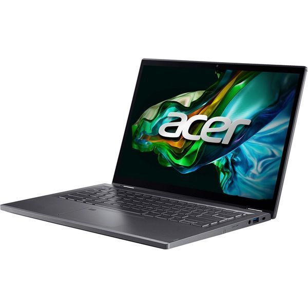 Ноутбук Acer Aspire Spin 14 ASP14-52MTN-51SY (NX.J3JEX.005), Intel Core Ultra 5 115U / 14&Prime; Touch / RAM 16 ГБ / SSD 512 ГБ / Intel Graphics / Windows 11 Home / Steel Gray
