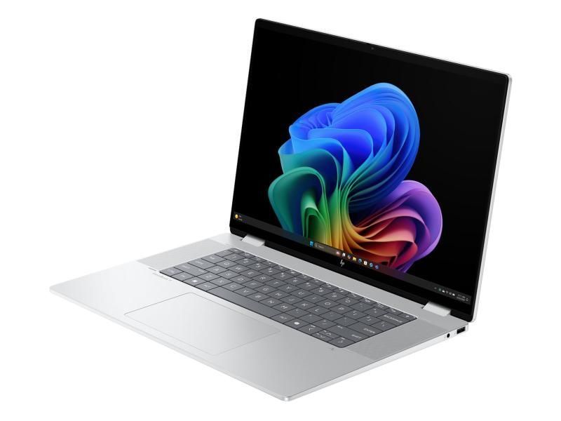 Ноутбук HP Omnibook X FLIP 16 (D8YY6EA), Intel Core Ultra 7 258V / 16" / Touch / OLED / RAM 32 ГБ LPDDR5X / SSD 1 ТБ / Intel Arc 140V / Windows 11 Home / Сріблястий