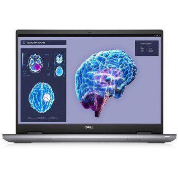 Ноутбук Dell Precision 7680 (DP7680154235733_P), Intel Core i9 13950HX / 16&Prime; / RAM 16 ГБ DDR5 / SSD 256 ГБ / Intel UHD Graphics + RTX 5000 / Windows 11 Pro / Сірий