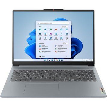 Ноутбук Lenovo IdeaPad Slim 3 15IRU8 (82X700K5RM), Intel Core i3-1315U / 15.6&Prime; / RAM 8 ГБ / SSD 512 ГБ / Intel UHD / Без ОС / Arctic Grey