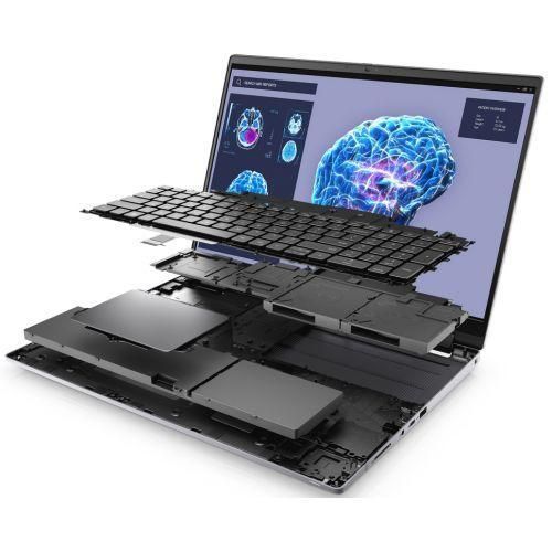 Ноутбук Dell Precision 7680 (DP7680154235733_P), Intel Core i9 13950HX / 16&Prime; / RAM 16 ГБ DDR5 / SSD 256 ГБ / Intel UHD Graphics + RTX 5000 / Windows 11 Pro / Сірий