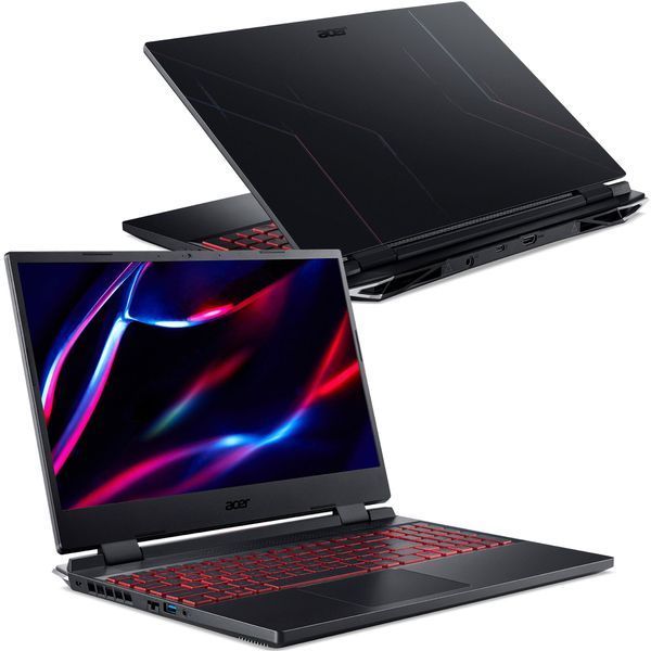 Ноутбук Acer Nitro 5 AN517-42 (NH.QG8EP.002), R5-6600H / 17,3&Prime; / RAM 8 ГБ / SSD 512 ГБ / GeForce RTX 3050 Ti / DOS / Сірий