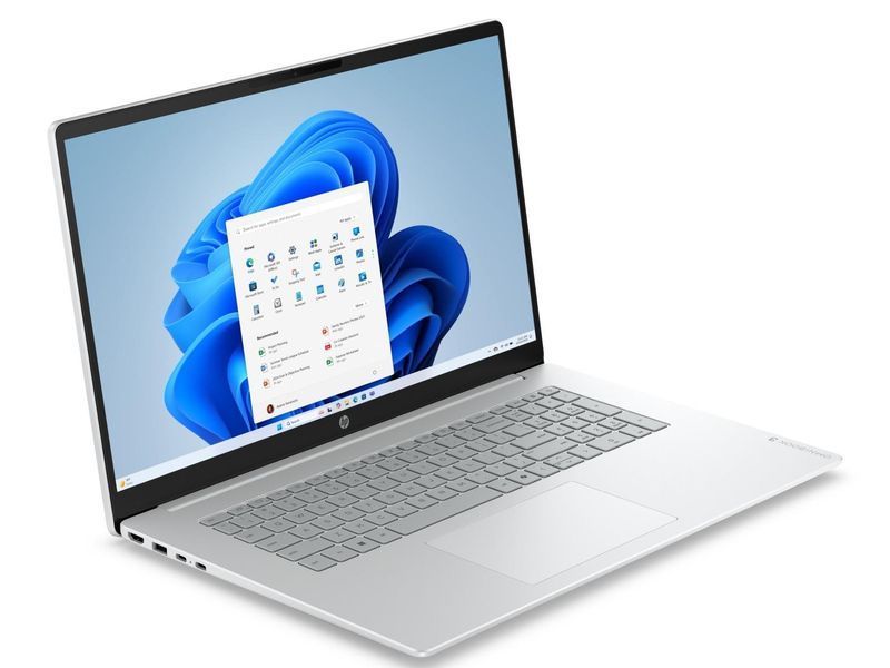 Ноутбук Hp OmniBook 3 (D87CWEA#ABB), AMD Ryzen 5 40 / 17.3" / RAM 16 ГБ LPDDR5 / SSD 256 ГБ / AMD Radeon 610M / Без ОС / Сріблястий