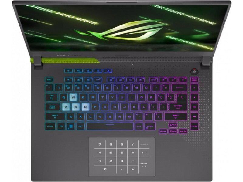 Ноутбук ASUS ROG Strix G15 G513RW (G513RW-HQ143), R7-6800H / 15,6&Prime; / RAM 16 ГБ / SSD 1 ТБ / GeForce RTX 3070 Ti / DOS / Black