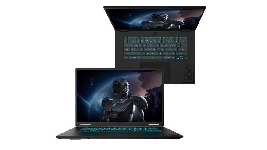 Ноутбук Gigabyte Gaming A16 (GAMING A16 3THK3EE893SH), AMD Ryzen 7 260 / 16" / 165 Гц / RAM 16 ГБ DDR5 / SSD 512 ГБ / AMD Radeon 780M + RTX 5050 / Windows 11 Home / Чорний