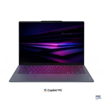 Ноутбук Lenovo Yoga Slim 7 Ultra Gen 11 Aura Edition (83QK0069PB), Intel Core Ultra X9 388H / 14" / OLED / 120 Гц / Touch / RAM 32 ГБ LPDDR5X / SSD 1 ТБ / Intel Arc B390 / Windows 11 Home / Синій