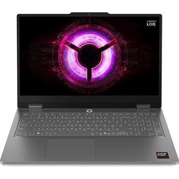 Ноутбук Lenovo LOQ Essential 15ARP11 (83VA0012RM), AMD Ryzen 7 170 / 15.6" / 144 Гц / RAM 16 ГБ DDR5 / SSD 512 ГБ / RTX 5050 / Без ОС / Сірий