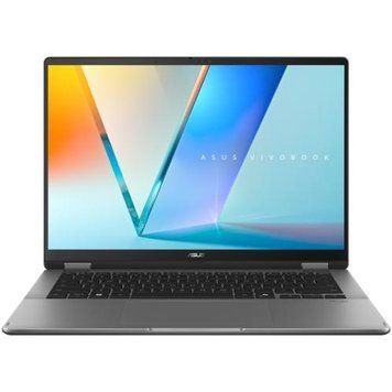 Ноутбук ASUS Vivobook 14 Flip TP3407SA (90NB14Y1-M00J50), 14" / OLED / Intel Core Ultra 5 256V / RAM 16 ГБ LPDDR5X / SSD 1ТБ / Windows 11 Home / Сірий
